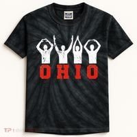 State Of Ohio Ohioan OH Trendy Distressed Kids Tie-Dye T-Shirt thumb 0