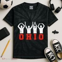 State Of Ohio Ohioan OH Trendy Distressed Kids Tie-Dye T-Shirt thumb 2