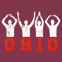 State Of Ohio Ohioan OH Trendy Distressed 16oz Travel Tumbler thumb 2