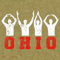 State Of Ohio Ohioan OH Trendy Distressed Garment-Dyed Women's Muscle Tee thumb 6