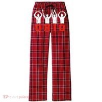 State Of Ohio Ohioan OH Trendy Distressed Women's Flannel Plaid Pajama Pants thumb 0