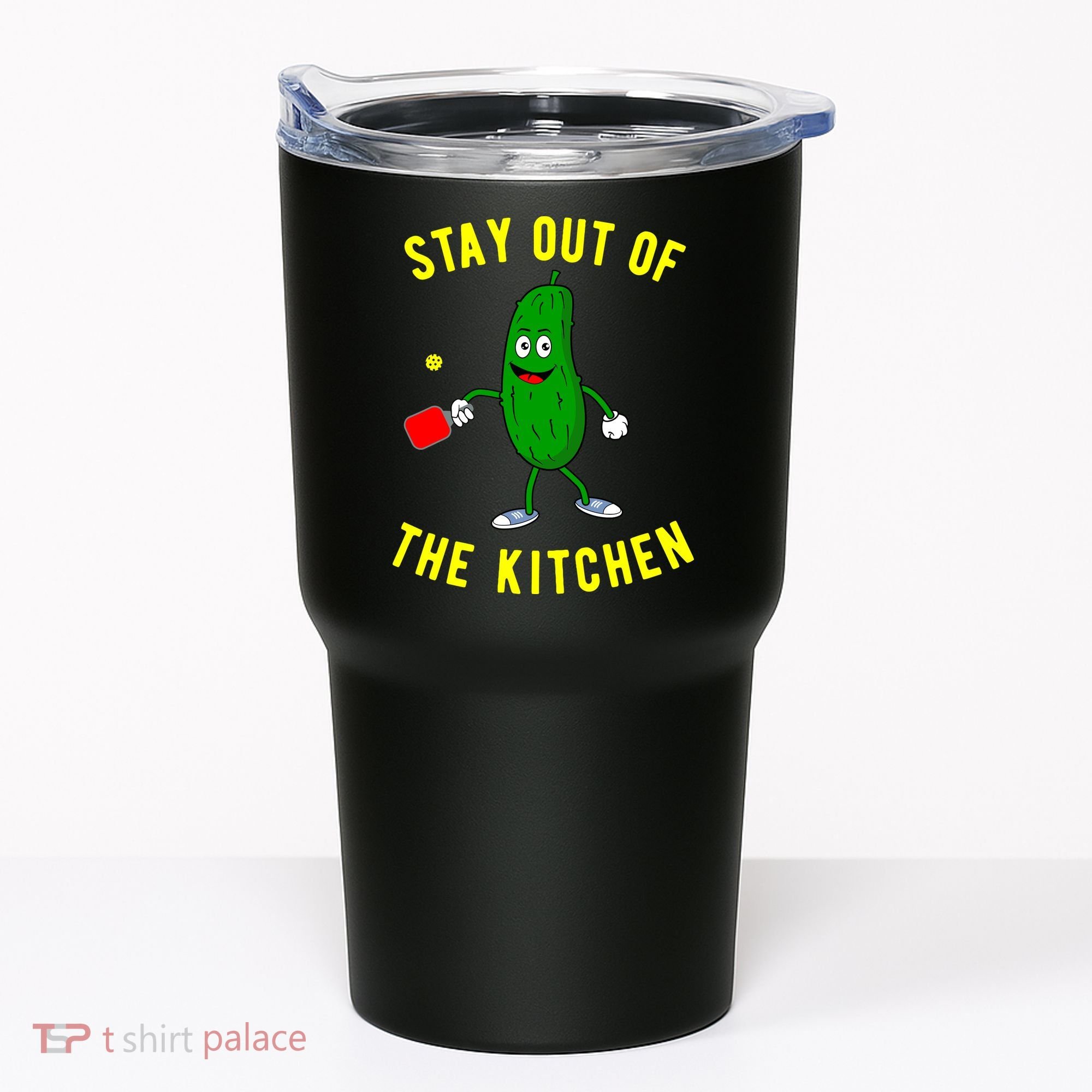 Stay Out Of The Kitchen Funny Pickleball Dink Graphic Gift Tumbler