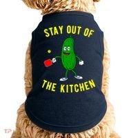 Stay Out Of The Kitchen Funny Pickleball Dink Graphic Gift Doggie Tank thumb 0