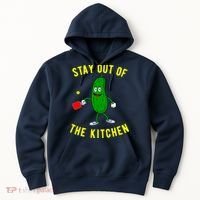 Stay Out Of The Kitchen Funny Pickleball Dink Graphic Gift Hoodie thumb 0