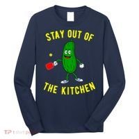 Stay Out Of The Kitchen Funny Pickleball Dink Graphic Gift Long Sleeve Shirt thumb 0