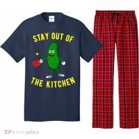 Stay Out Of The Kitchen Funny Pickleball Dink Graphic Gift Pajama Set thumb 0