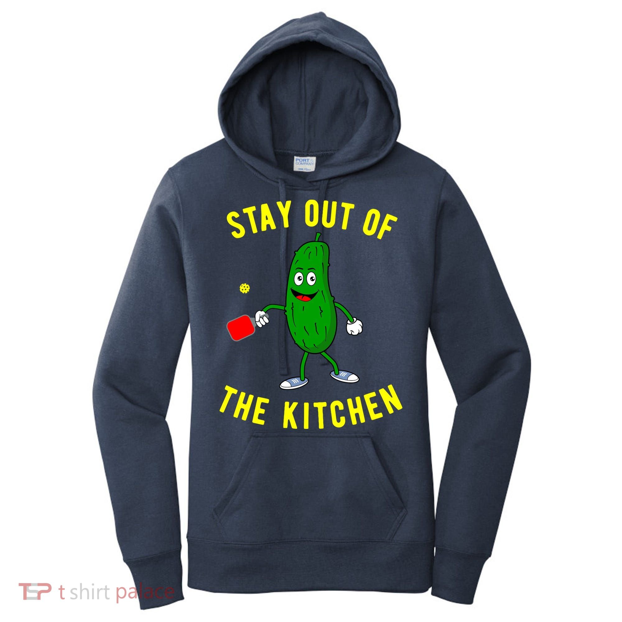 Stay Out Of The Kitchen Funny Pickleball Dink Graphic Gift Women's Hoodie
