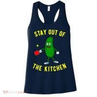 Stay Out Of The Kitchen Funny Pickleball Dink Graphic Gift Women's Tank Top thumb 0
