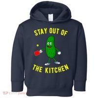 Stay Out Of The Kitchen Funny Pickleball Dink Graphic Gift Toddler Hoodie thumb 0