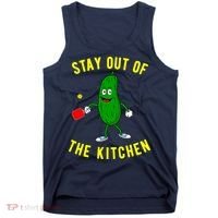 Stay Out Of The Kitchen Funny Pickleball Dink Graphic Gift Tank Top thumb 0