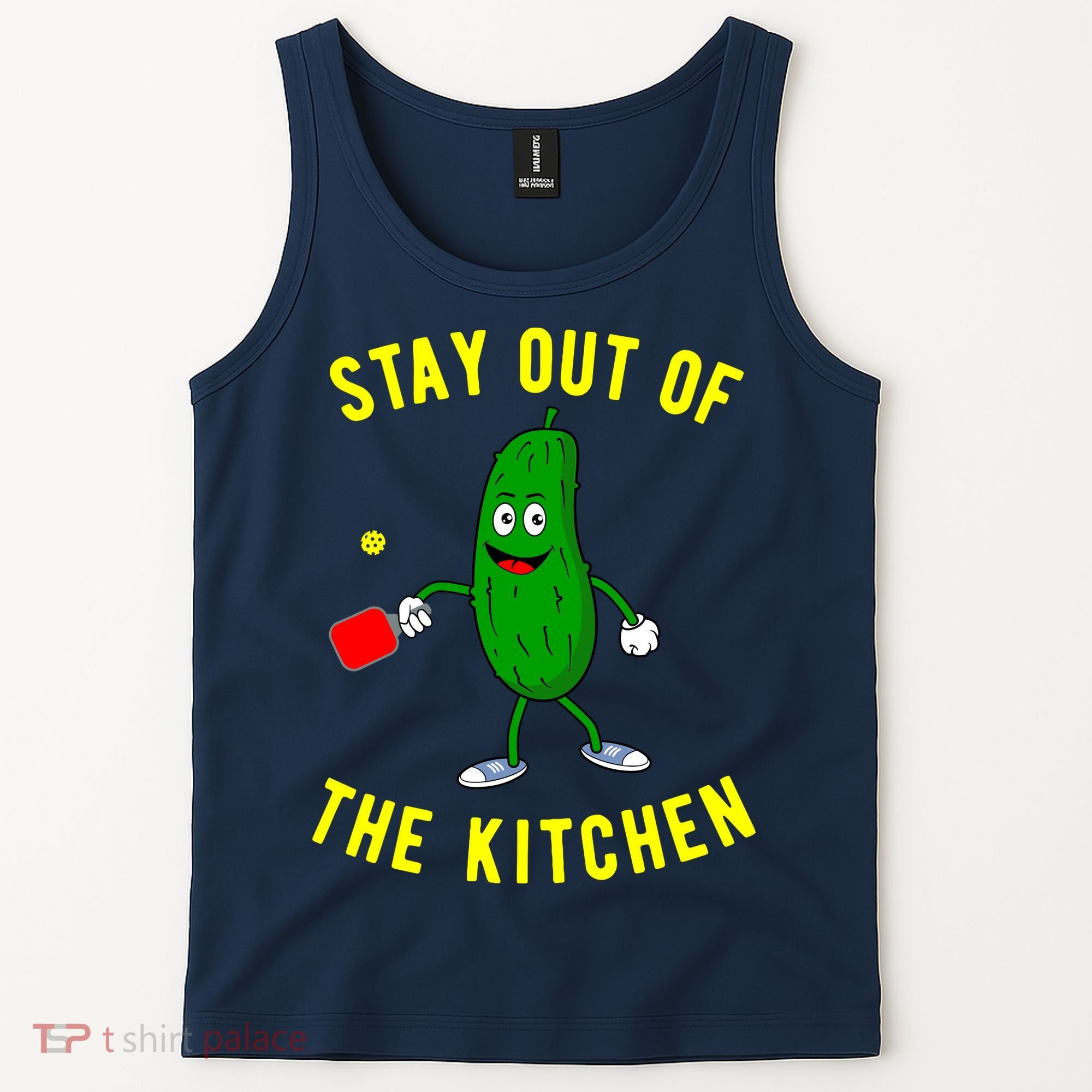 Stay Out Of The Kitchen Funny Pickleball Dink Graphic Gift Tank Top