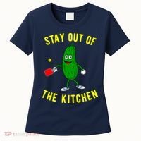 Stay Out Of The Kitchen Funny Pickleball Dink Graphic Gift Women's T-Shirt thumb 0
