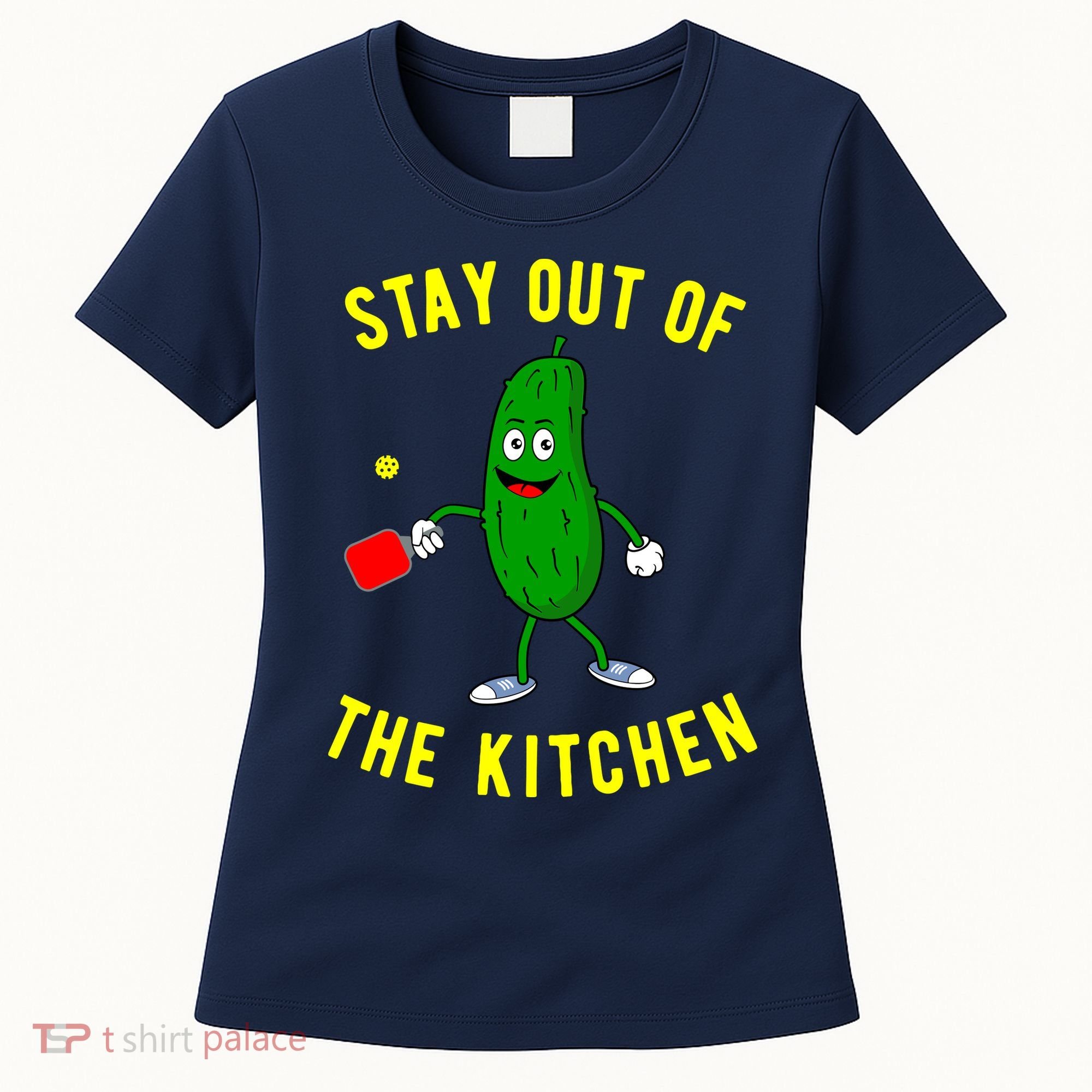 Stay Out Of The Kitchen Funny Pickleball Dink Graphic Gift Women's T-Shirt