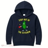 Stay Out Of The Kitchen Funny Pickleball Dink Graphic Gift Kids Hoodie thumb 0