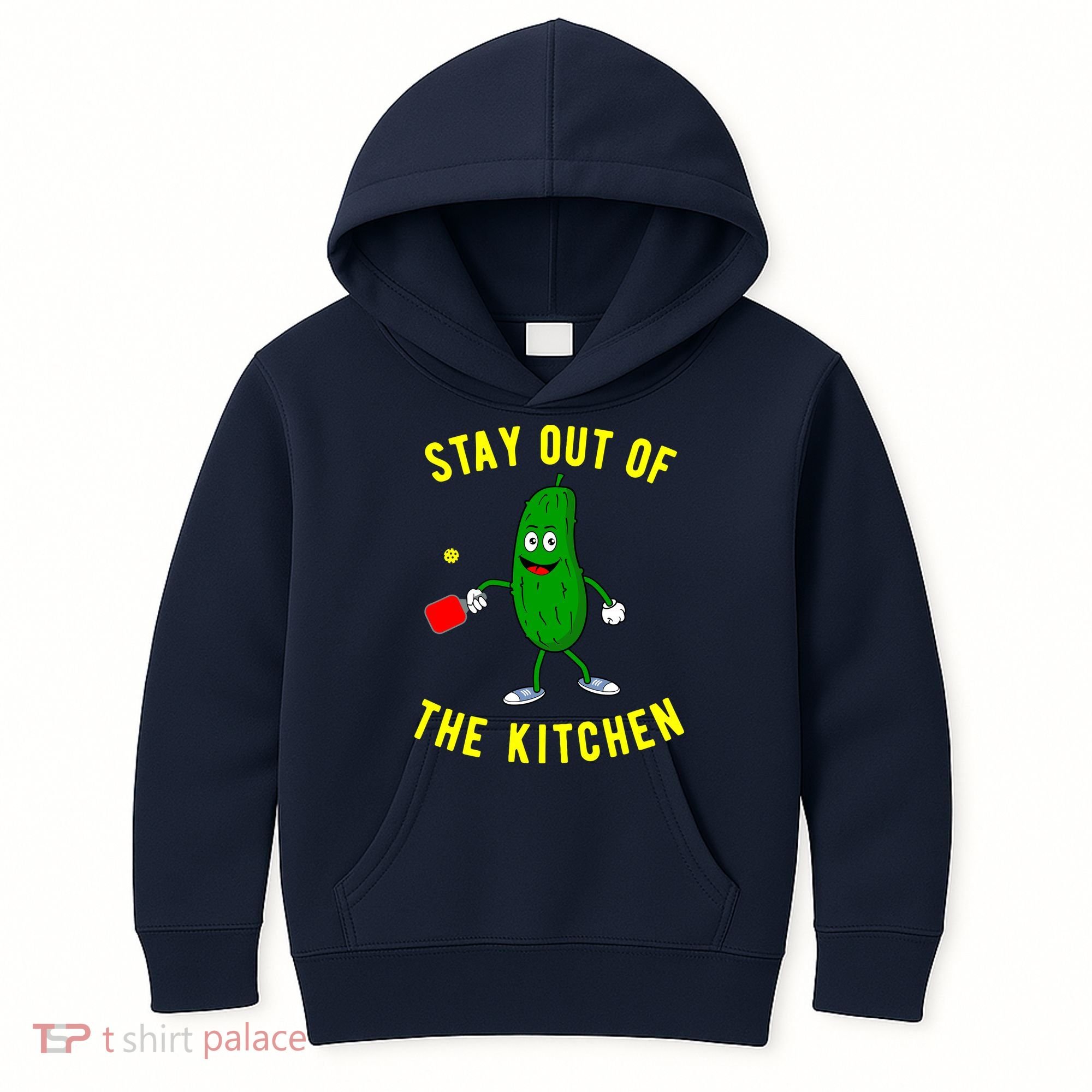 Stay Out Of The Kitchen Funny Pickleball Dink Graphic Gift Kids Hoodie