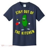 Stay Out Of The Kitchen Funny Pickleball Dink Graphic Gift Kids T-Shirt thumb 0
