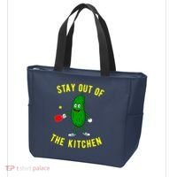 Stay Out Of The Kitchen Funny Pickleball Dink Graphic Gift Tote Bag thumb 3
