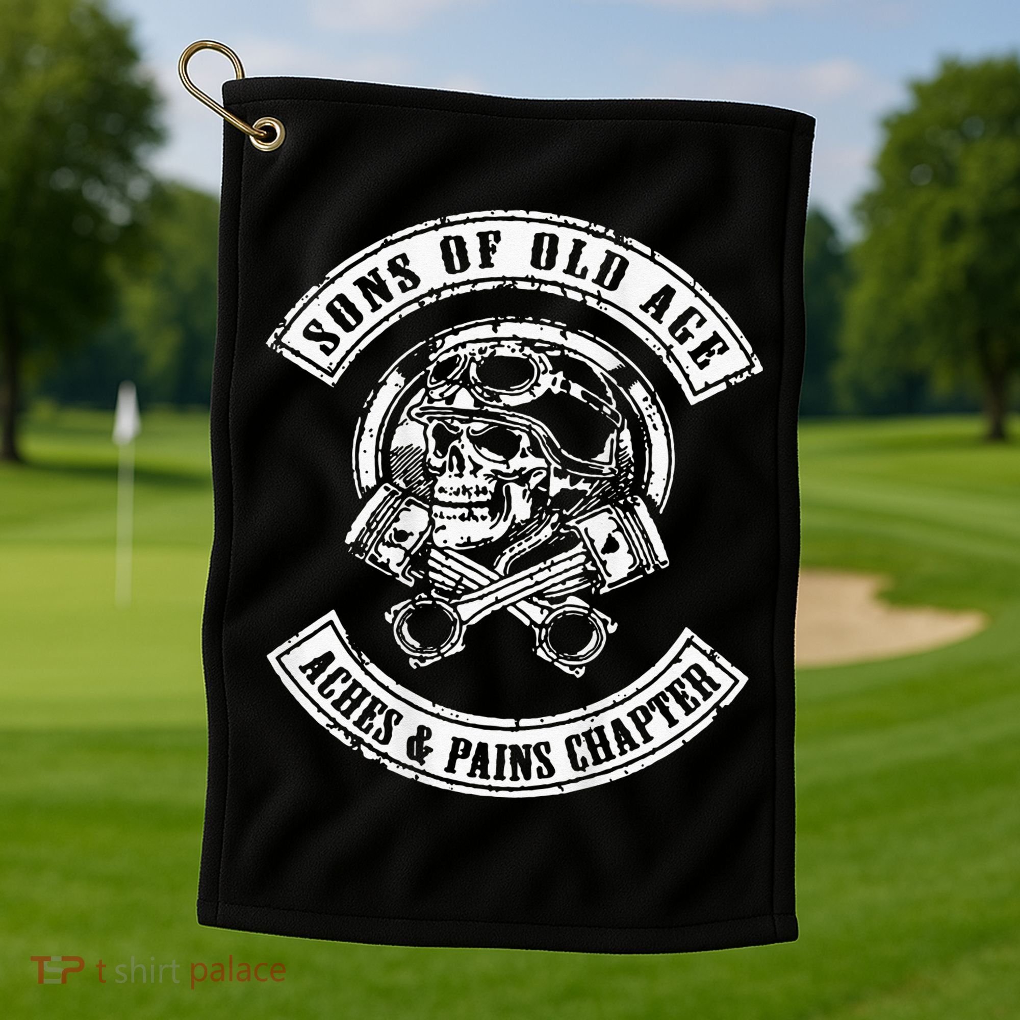 Sons Of Old Age Aches And Pains Chapter Golf Towel