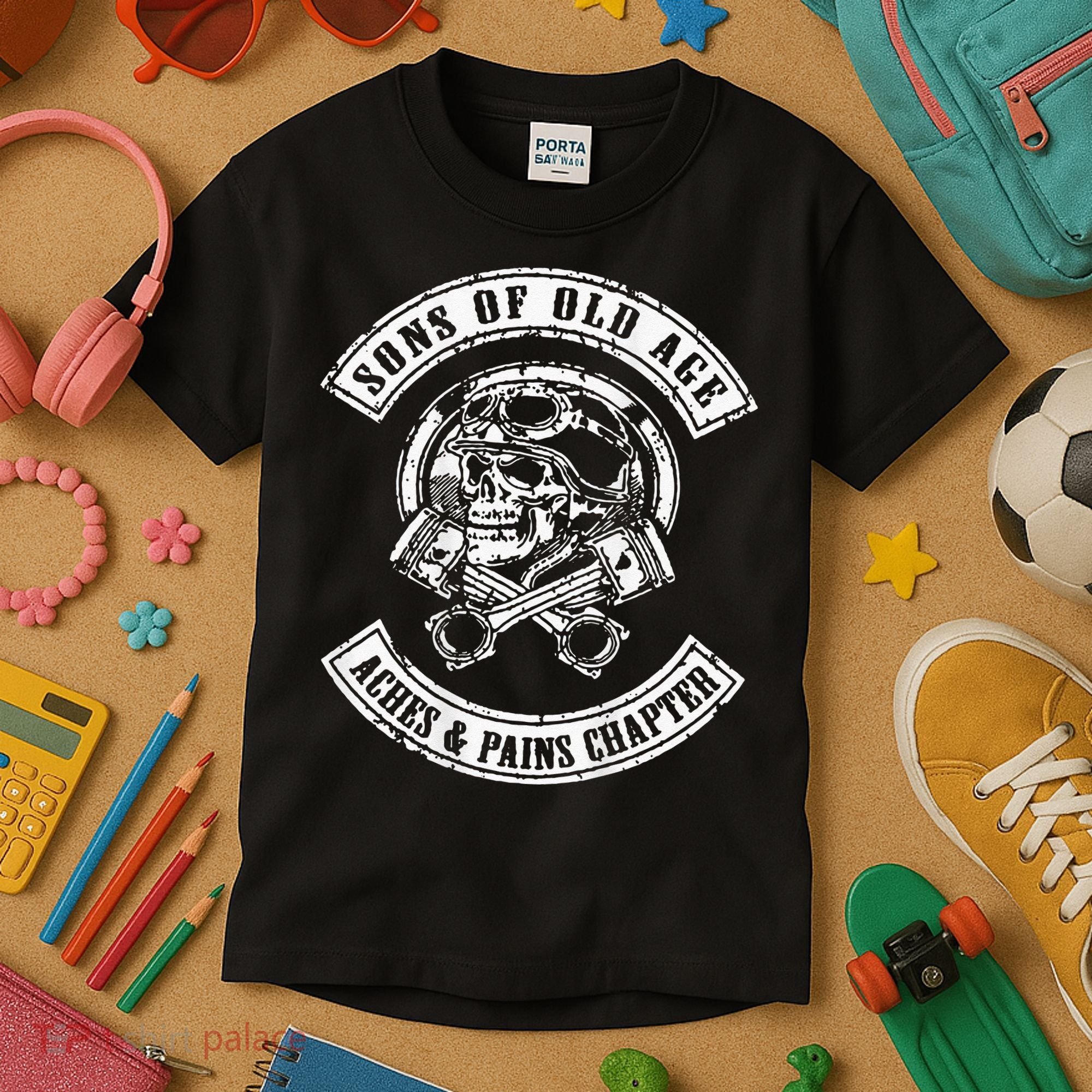 Sons Of Old Age Aches And Pains Chapter Kids T-Shirt