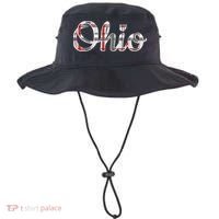 State Of Ohio Ohioan Pride Trendy Plaid Script Texgift Bucket Hat thumb 0