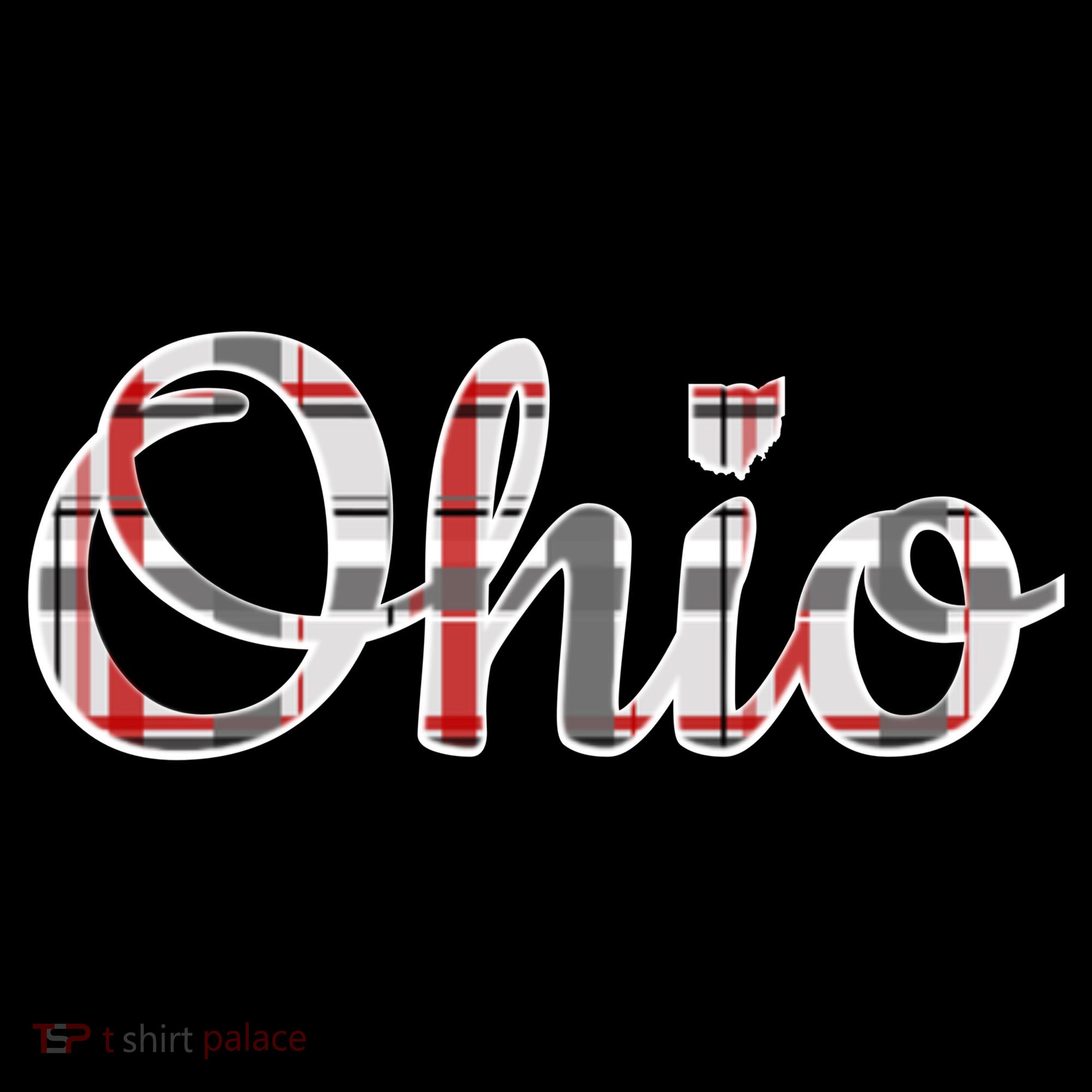 State Of Ohio Ohioan Pride Trendy Plaid Script Texgift Coffee Mug