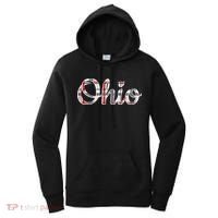 State Of Ohio Ohioan Pride Trendy Plaid Script Texgift Women's Hoodie thumb 0