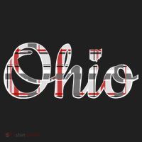 State Of Ohio Ohioan Pride Trendy Plaid Script Texgift Hat thumb 2