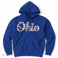 State Of Ohio Ohioan Pride Trendy Plaid Script Texgift Hoodie thumb 0