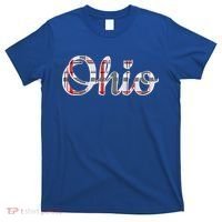 State Of Ohio Ohioan Pride Trendy Plaid Script Texgift T-Shirt thumb 0