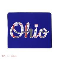 State Of Ohio Ohioan Pride Trendy Plaid Script Texgift Mousepad thumb 0