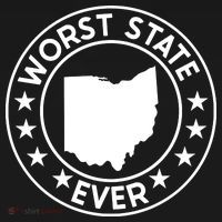 State Of Ohio Home State Lover Worst State Ever Coaster thumb 2