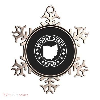 State Of Ohio Home State Lover Worst State Ever Ornament