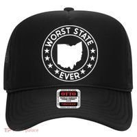 State Of Ohio Home State Lover Worst State Ever Hat thumb 0