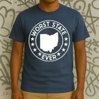 State Of Ohio Home State Lover Worst State Ever T-Shirt thumb 3
