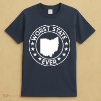 State Of Ohio Home State Lover Worst State Ever T-Shirt thumb 4