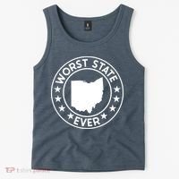 State Of Ohio Home State Lover Worst State Ever Tank Top thumb 2
