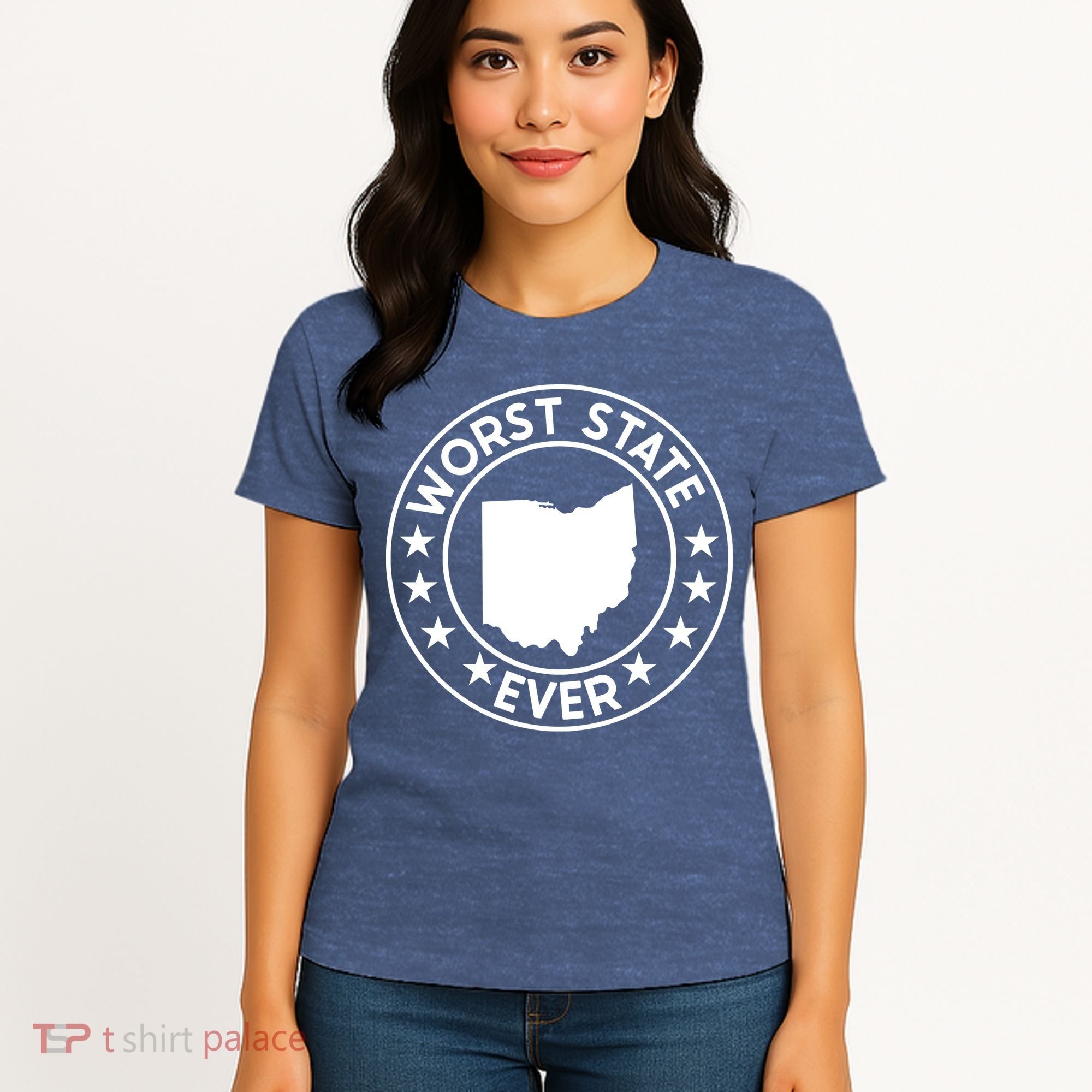 State Of Ohio Home State Lover Worst State Ever Women's T-Shirt
