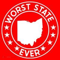 State Of Ohio Home State Lover Worst State Ever Santa Hat thumb 1