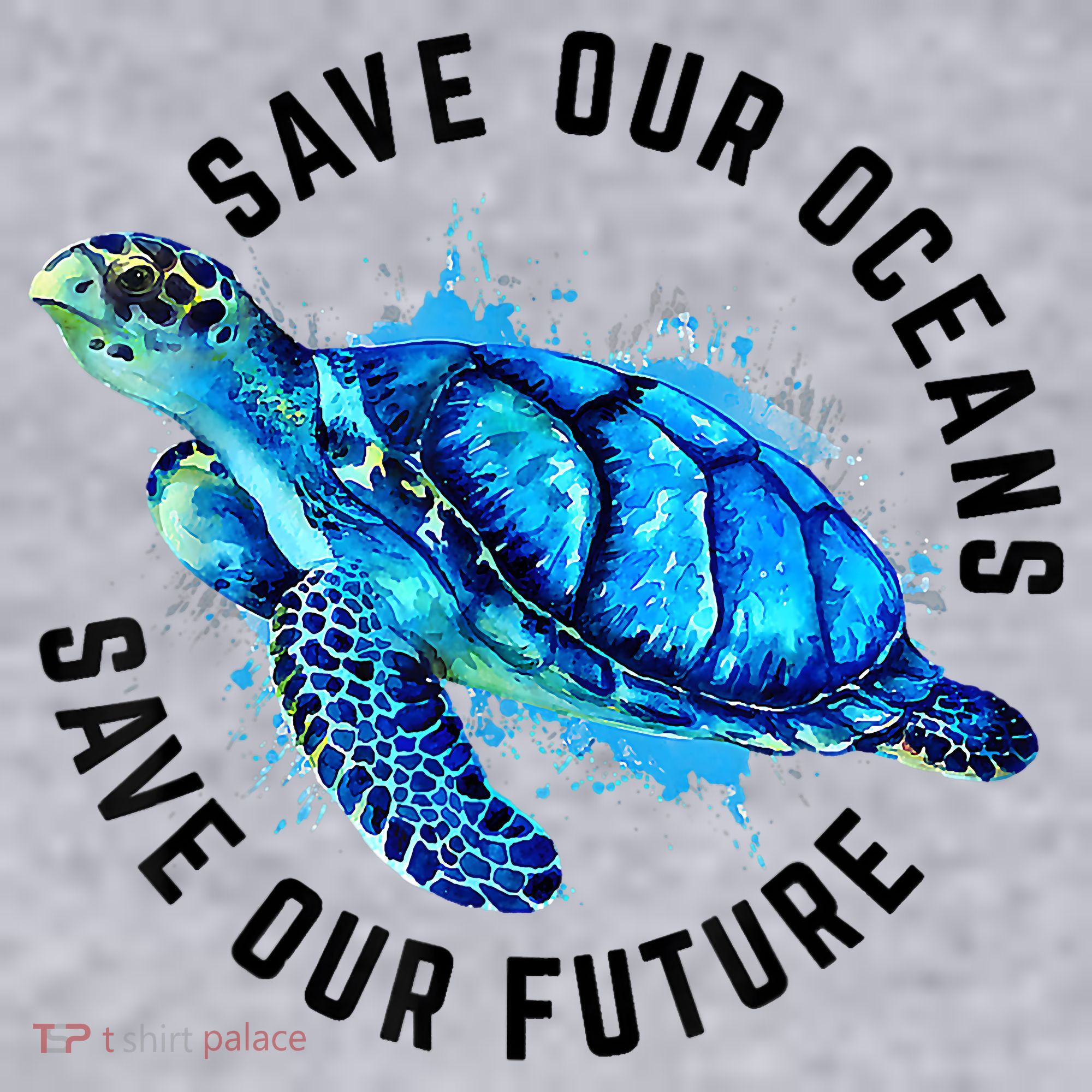 Save Our Oceans Sea Turtle Pro Environment Nature Earth Day Women's Sweatshirt