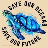 Save Our Oceans Sea Turtle Pro Environment Nature Earth Day Tote Bag thumb 4