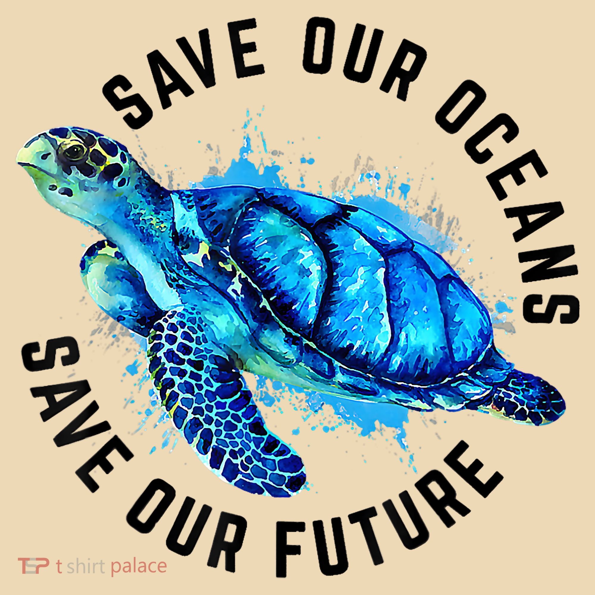 Save Our Oceans Sea Turtle Pro Environment Nature Earth Day Tote Bag