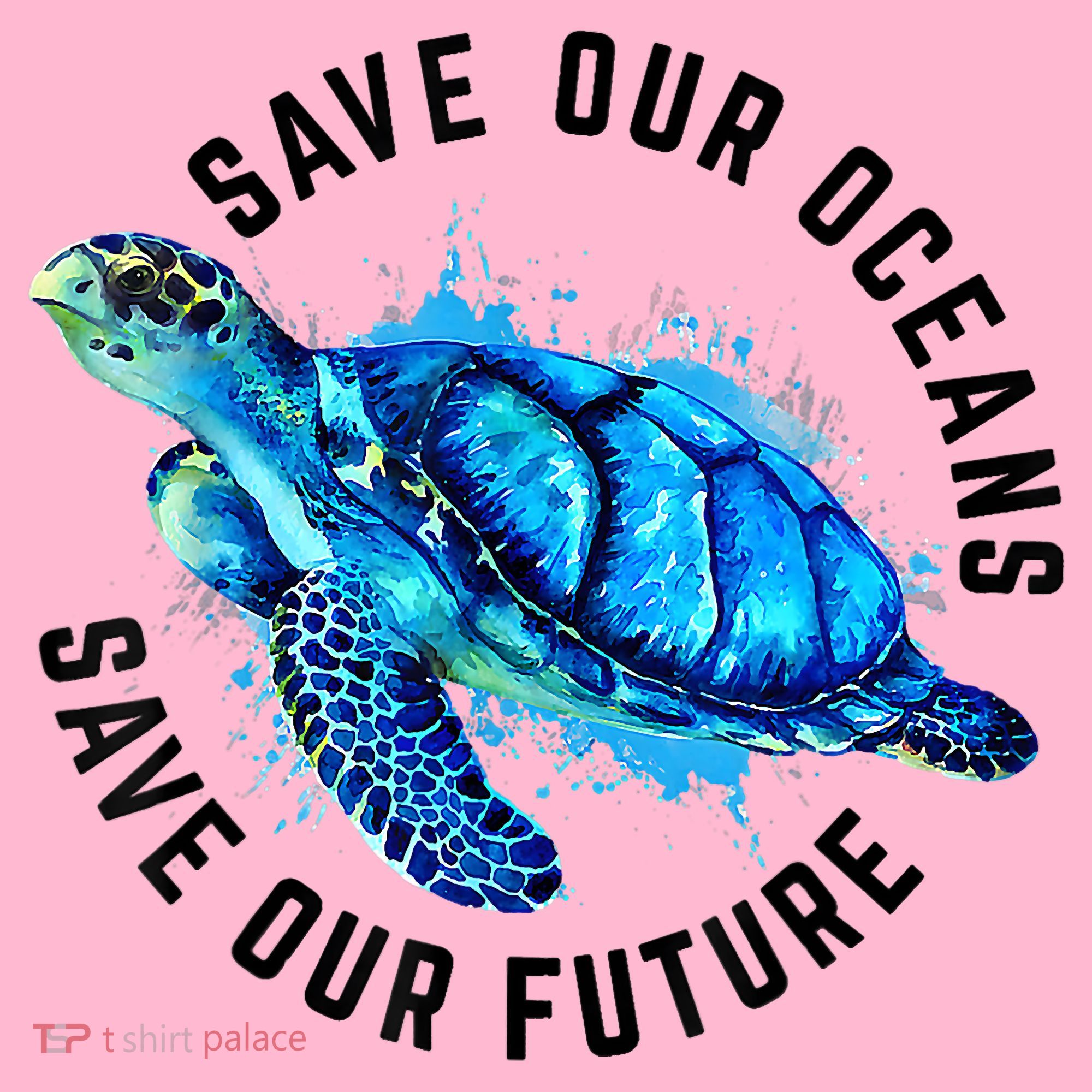 Save Our Oceans Sea Turtle Pro Environment Nature Earth Day Coaster