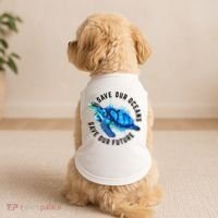 Save Our Oceans Sea Turtle Pro Environment Nature Earth Day Doggie Tank thumb 2