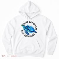 Save Our Oceans Sea Turtle Pro Environment Nature Earth Day Hoodie thumb 0