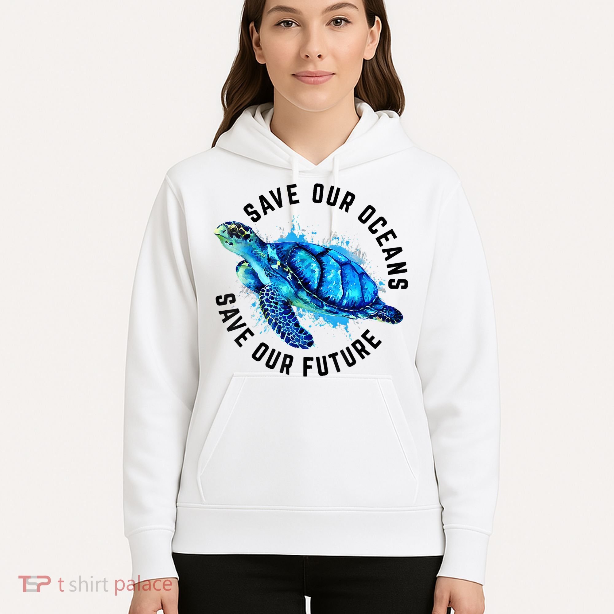 Save Our Oceans Sea Turtle Pro Environment Nature Earth Day Hoodie