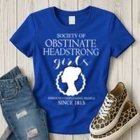 Society Of Obstinate Headstrong Jane Austen Funny Gift Cool Gift Women's T-Shirt thumb 3