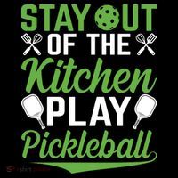 Stay Out Of The Kitchen Play Pickleball Coffee Mug thumb 5