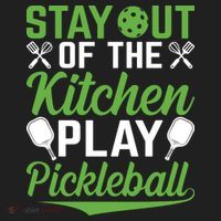 Stay Out Of The Kitchen Play Pickleball Beanie thumb 2
