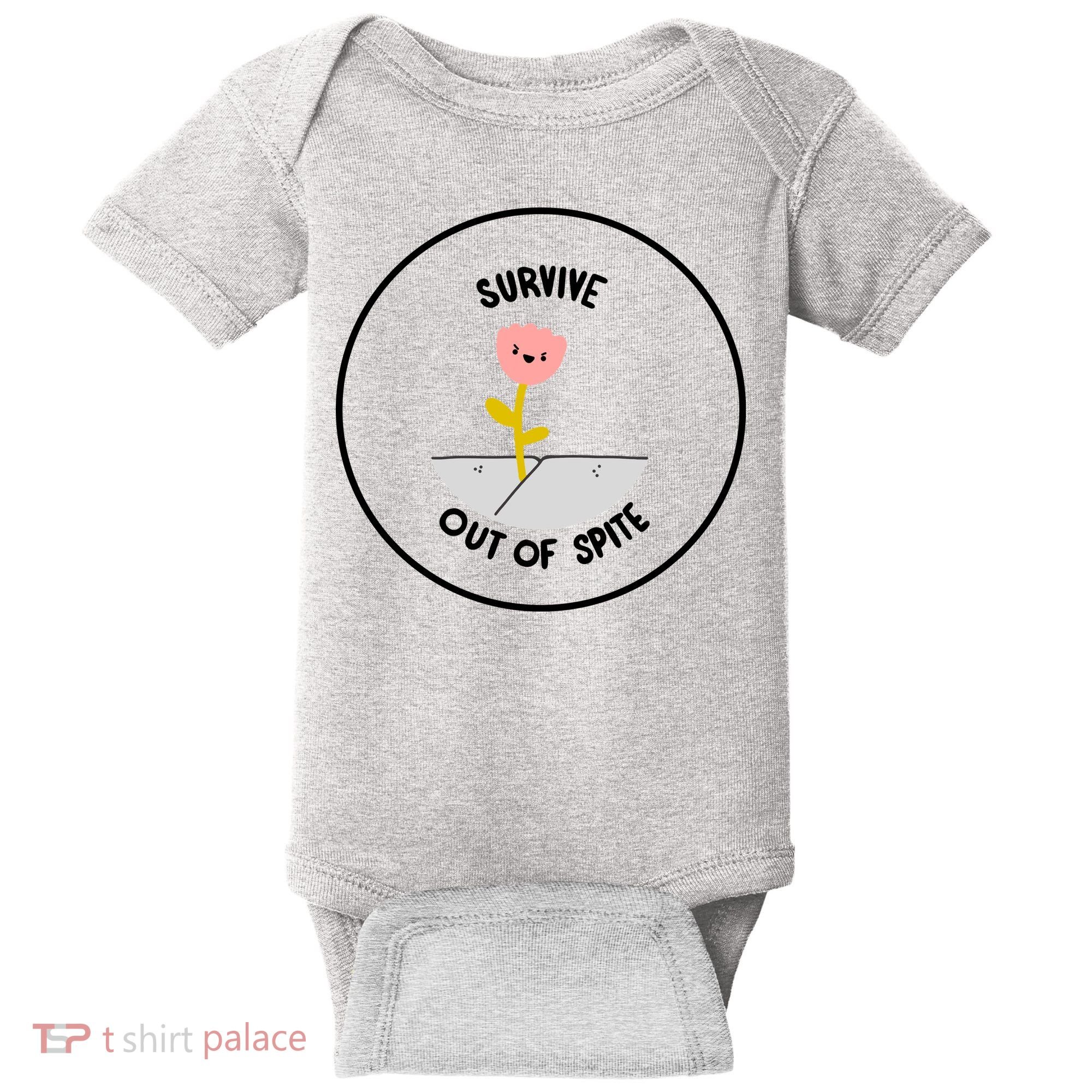 Survive Out Of Spite Baby Bodysuit