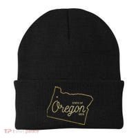 State Of Oregon Est 1859 Beanie thumb 0